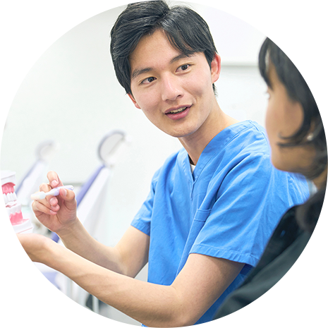 歯科医師、歯科衛生士が責任を持って行う予防管理