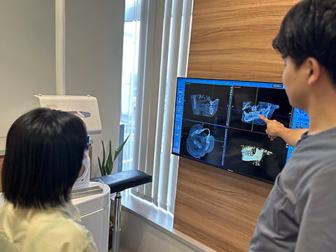 治療のビフォーアフターを視覚的に比較し、変化を実感